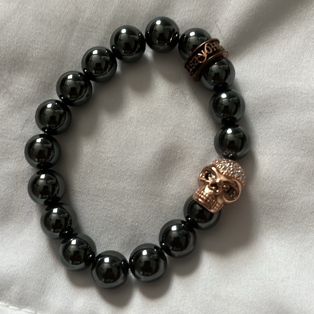 Authentic Honesty Skull Bracelet, worn very minimally. Smoke-free home. - Picture 2 of 3